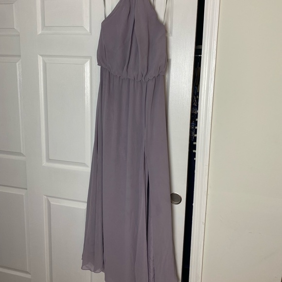 WTOO - Keyhole Halter Chiffon Gown - Picture 3 of 4